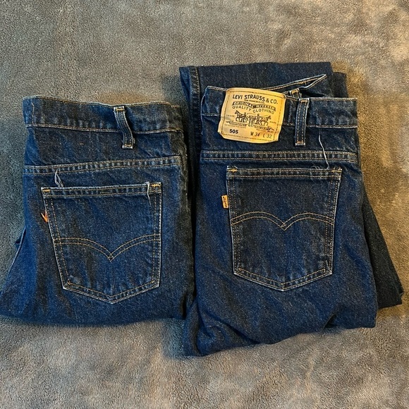 Levi's Other - Levi orange tab jeans mens size 34W 32L vintage